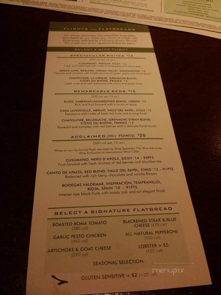 Seasons 52 - Burlington, MA menu_pic