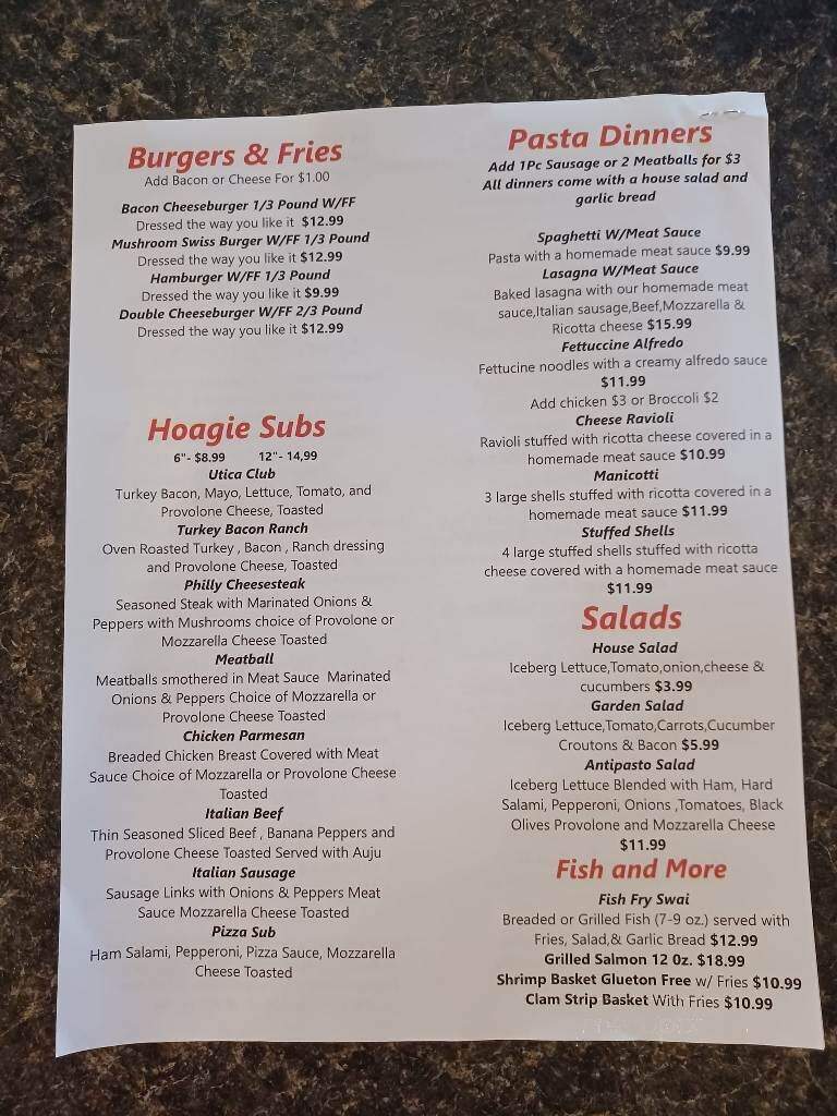 Salerno's Pizzeria - Perryville, MO menu_pic
