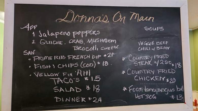 Donna's On Main - Kilmarnock, VA
