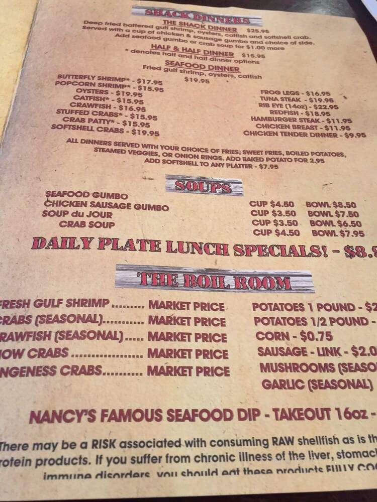 Nancy's Seafood Shack - Houma, LA