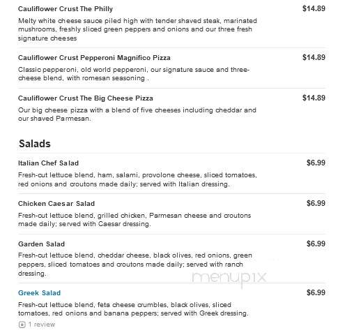 Marco's Pizza - Saint Peters, MO menu_pic