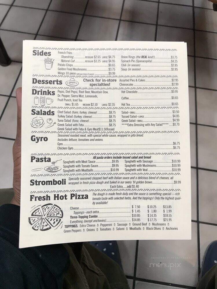 Jiffy Shoppes Restaurants - Suitland, MD menu_pic