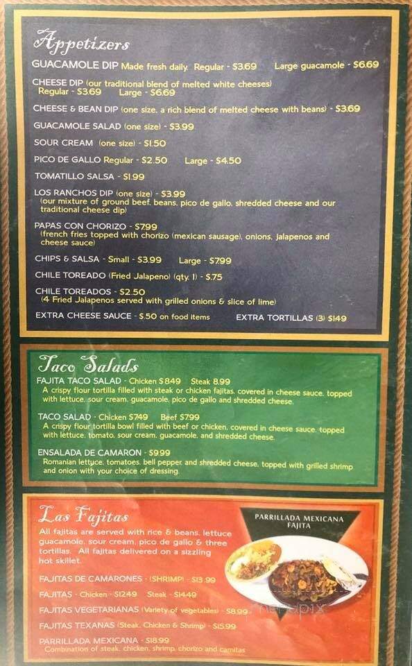 Chuck Wagon Cafe - Locust Grove, OK menu_pic