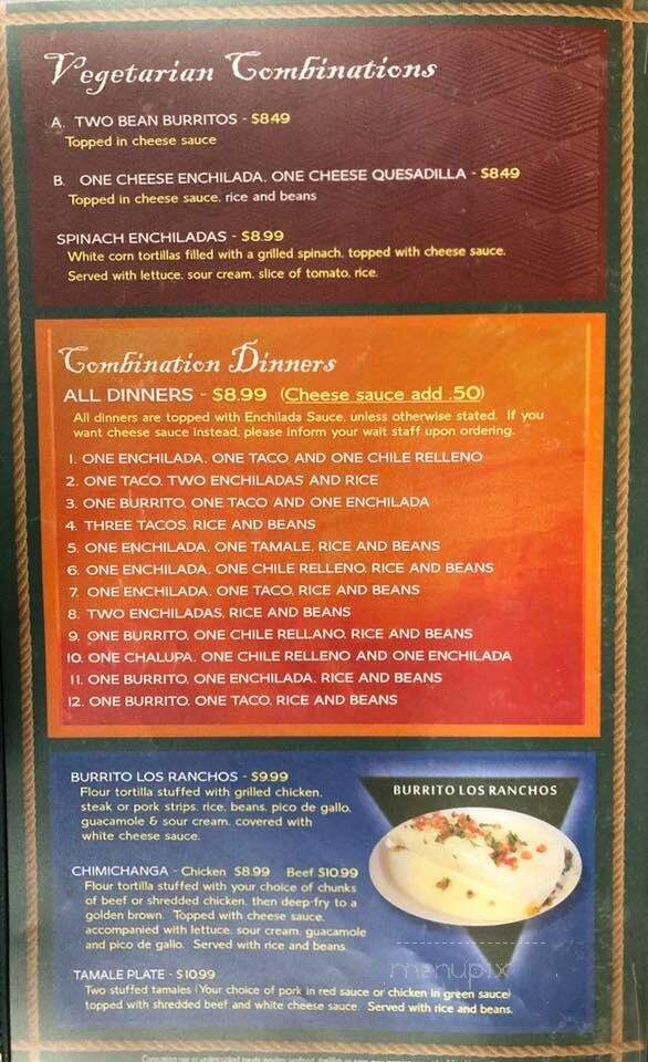 Chuck Wagon Cafe - Locust Grove, OK menu_pic