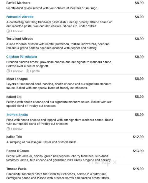Pat's Pizza Family Restaurant - Holmes, PA menu_pic