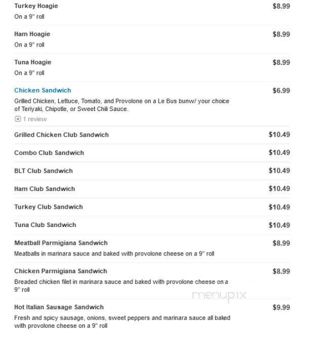 Pat's Pizza Family Restaurant - Holmes, PA menu_pic