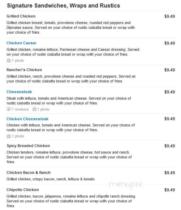 Pat's Pizza Family Restaurant - Holmes, PA menu_pic