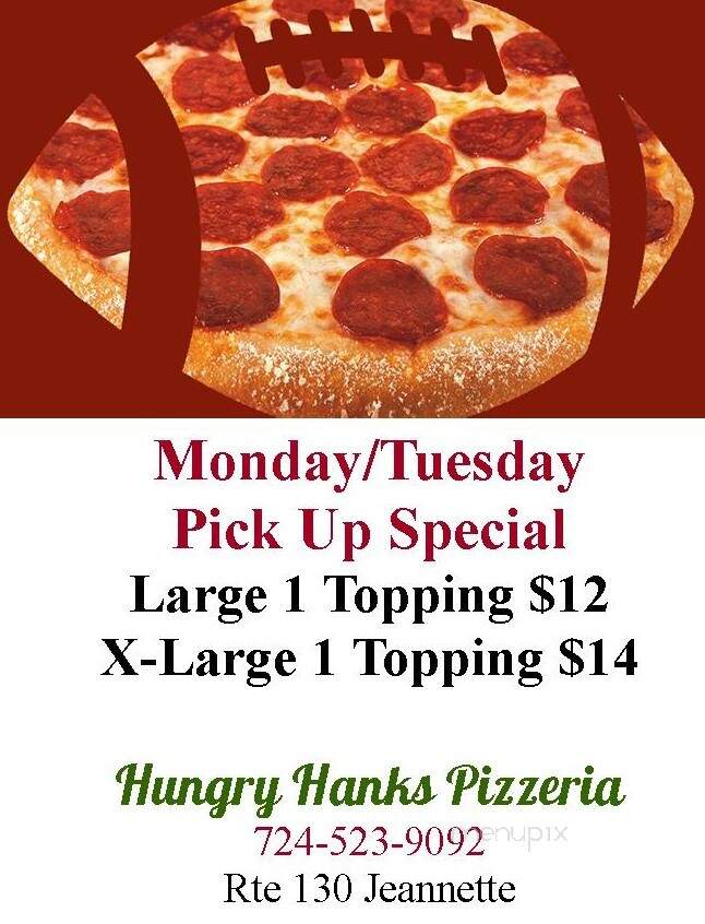 Hungry Hanks Pizzeria - Jeannette, PA