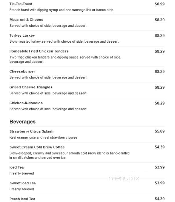 Bob Evans Restaurant - Gallipolis, OH menu_pic