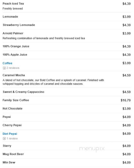 Bob Evans Restaurant - Gallipolis, OH menu_pic