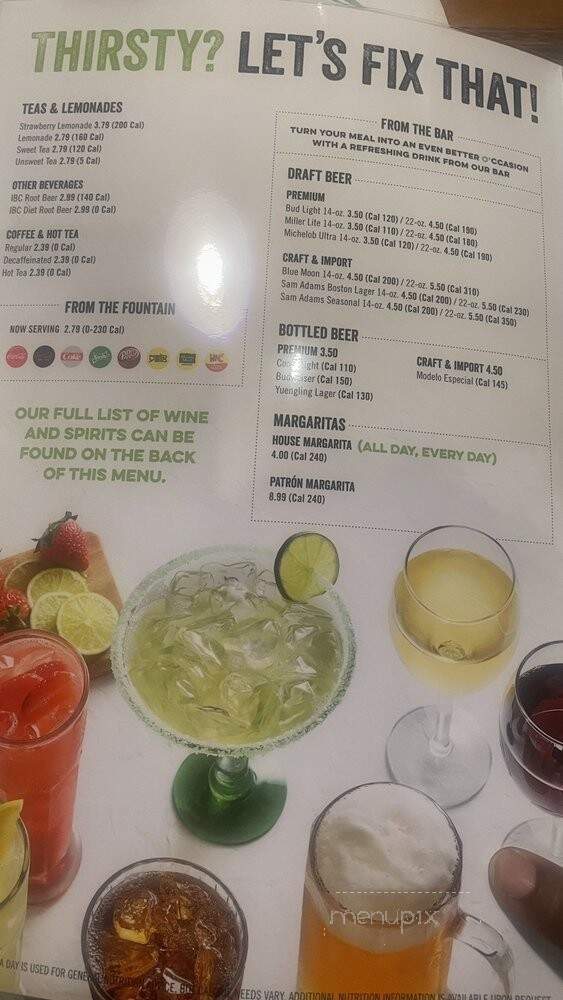 O'Charley's - Ashland, KY menu_pic