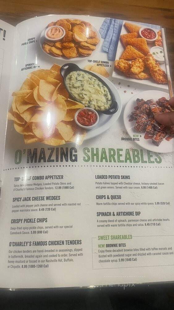 O'Charley's - Ashland, KY menu_pic