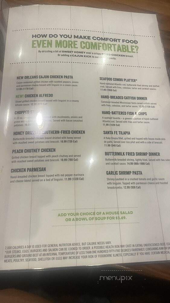 O'Charley's - Ashland, KY menu_pic