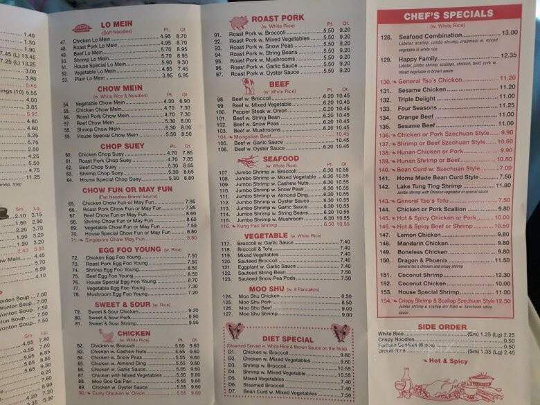 Hot Wok - Manchester T, NJ menu_pic