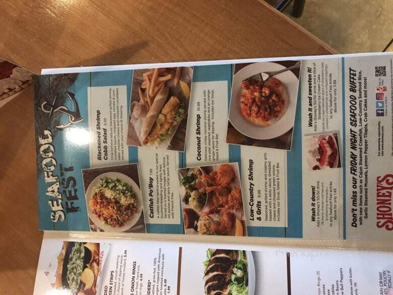 Shoney's - Branson, MO menu_pic
