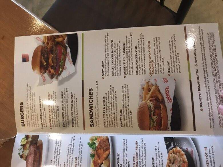 Shoney's - Branson, MO menu_pic
