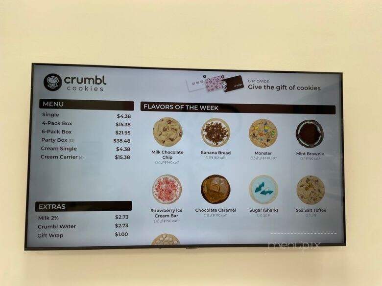 Crumbl Cookies - North Haven, CT menu_pic