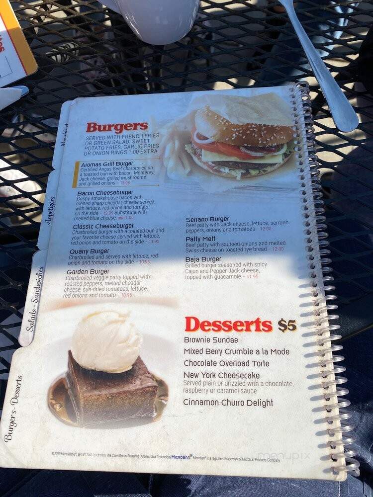 Aromas Grill - Aromas, CA menu_pic