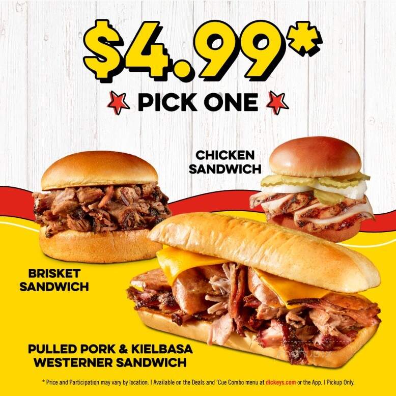 Dickey's Barbecue Pit - Gillette, WY menu_pic