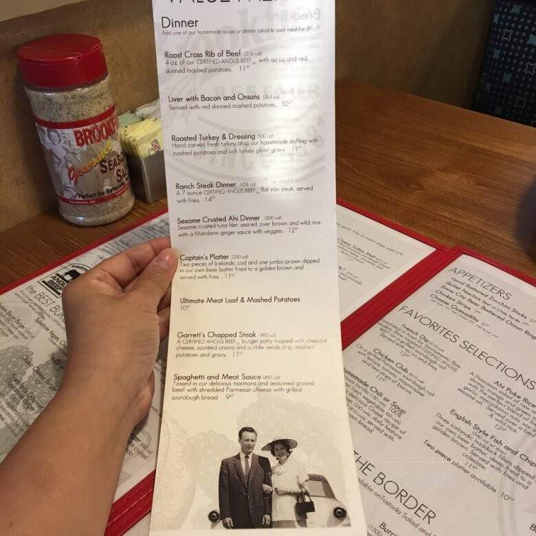 Brookfields Restaurant - Roseville, CA menu_pic