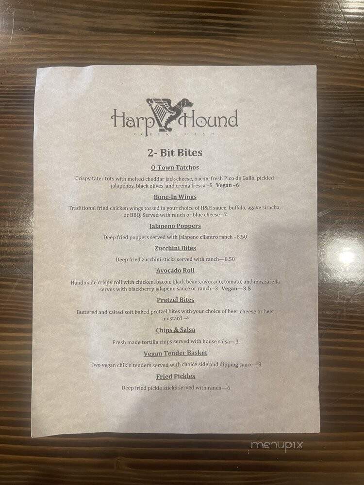 The Angry Goat Pub & Kitchen - Ogden, UT menu_pic
