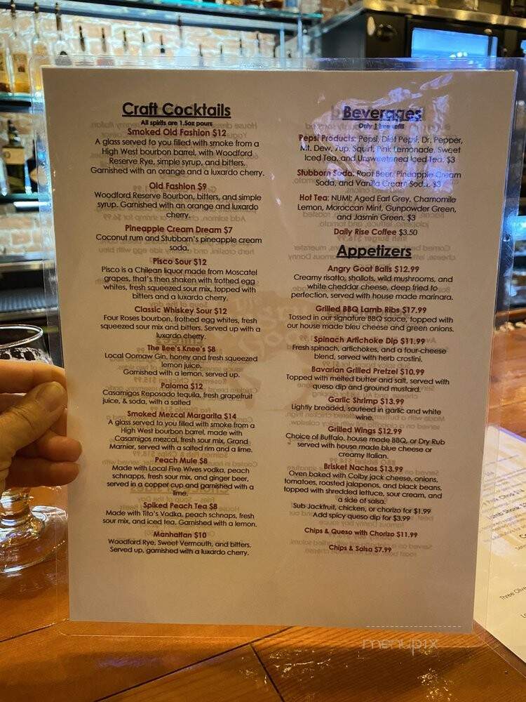 The Angry Goat Pub & Kitchen - Ogden, UT menu_pic