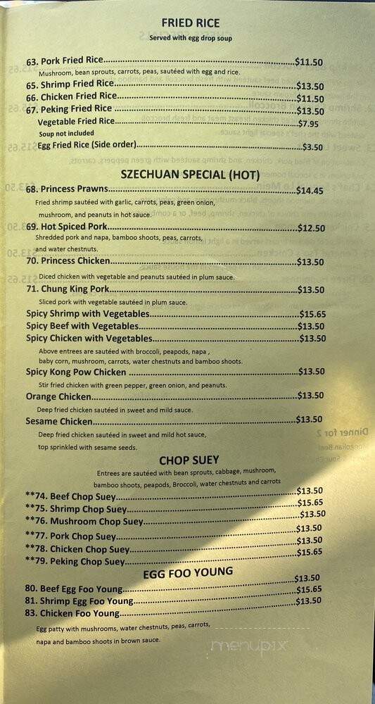 Peking Chinese Restaurant - Muscatine, IA menu_pic