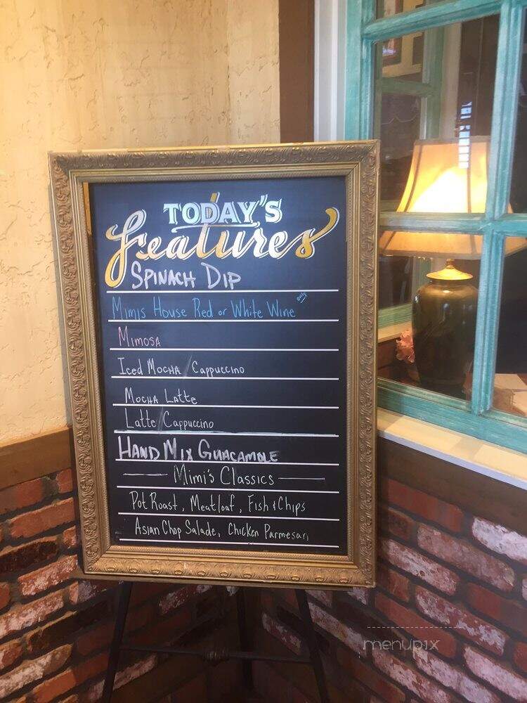 Mimi's Bistro & Bakery - Albuquerque, NM menu_pic