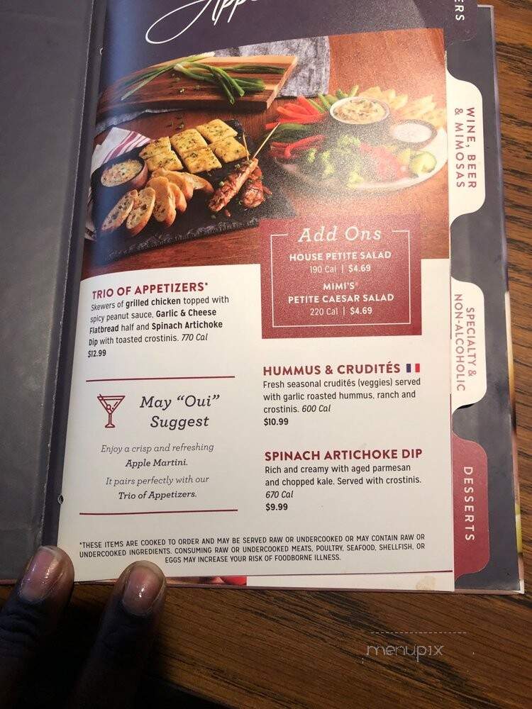 Mimi's Bistro & Bakery - Albuquerque, NM menu_pic