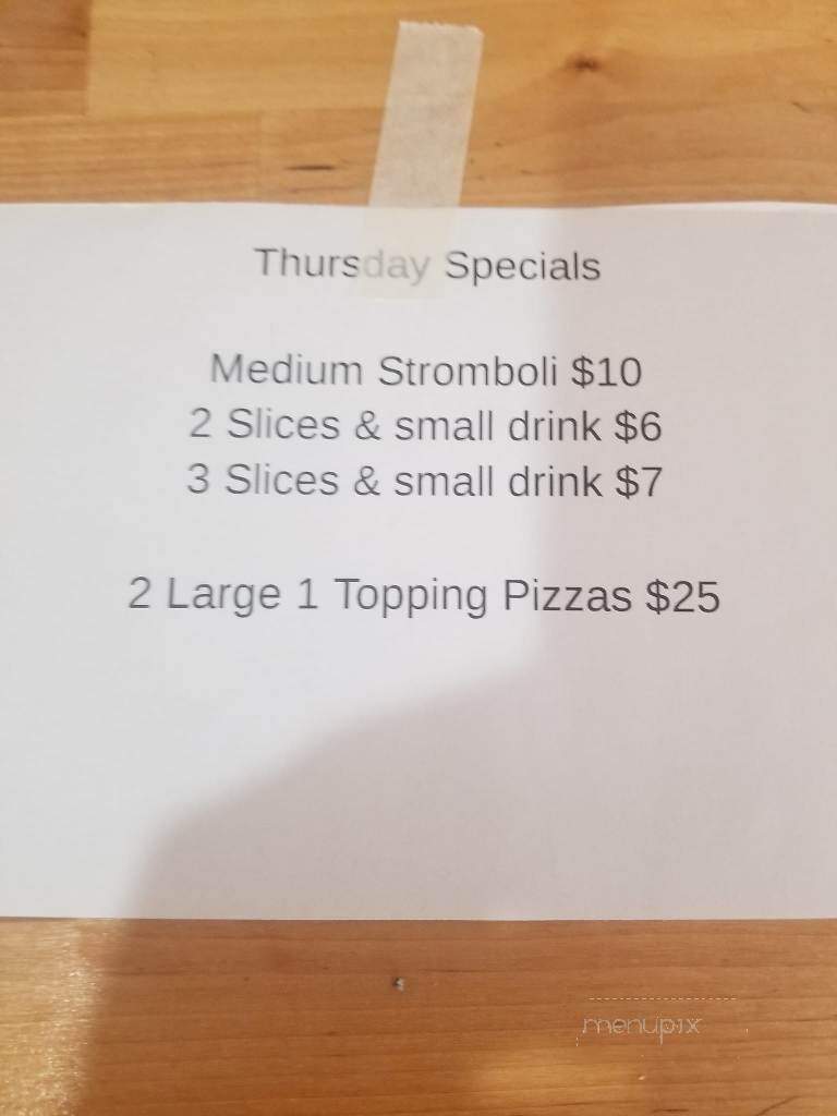 Aunt Dani's Pizza Cafe - Bellwood, PA menu_pic