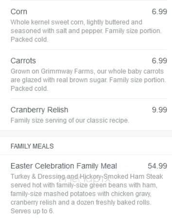 Bob Evans Restaurant - Norwalk, OH menu_pic