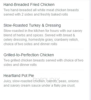 Bob Evans Restaurant - Norwalk, OH menu_pic