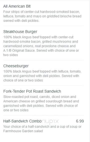 Bob Evans Restaurant - Norwalk, OH menu_pic