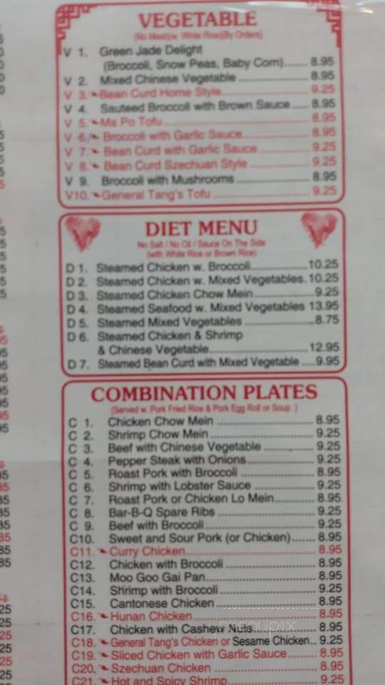 China Garden - Swansboro, NC menu_pic