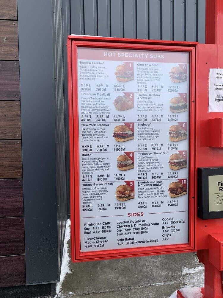 Firehouse Subs - Anchorage, AK menu_pic