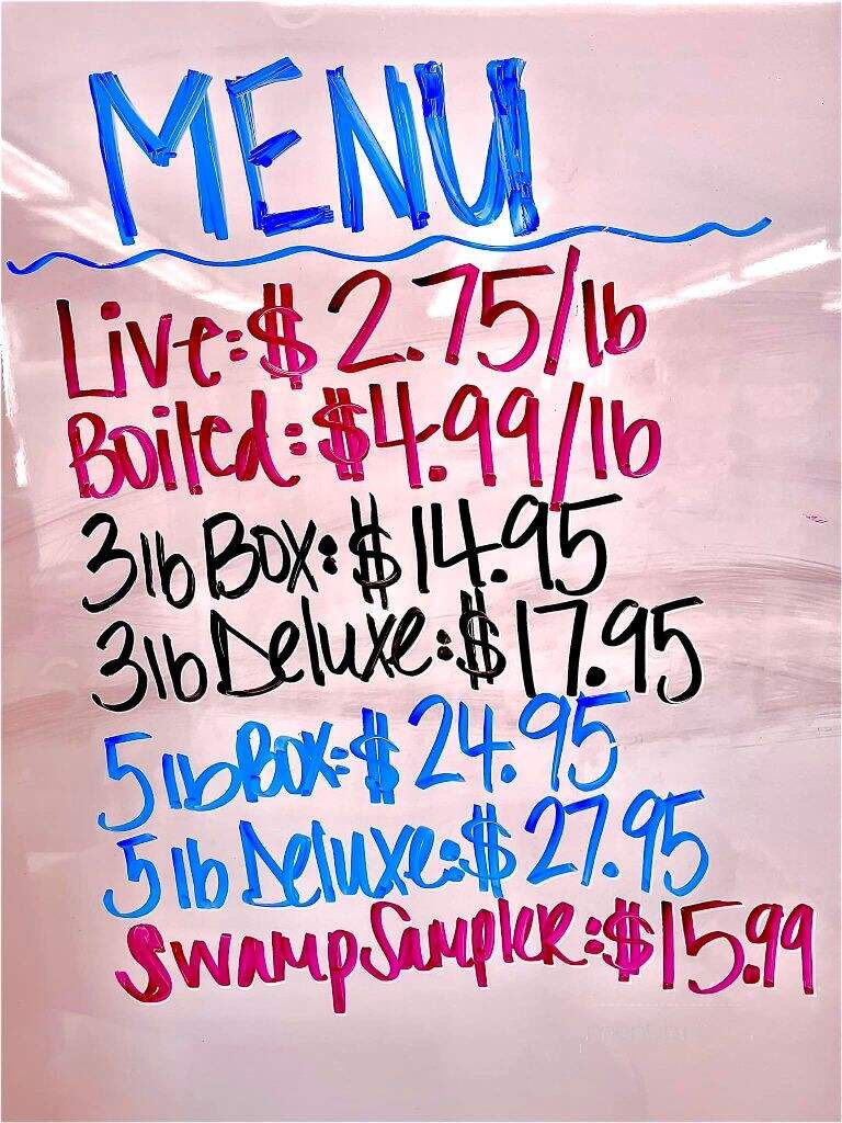 Rubba Boot Crawfish Company - Shreveport, LA menu_pic