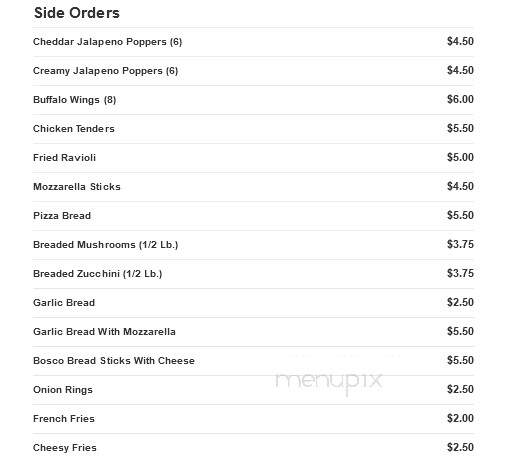 Giovanni's Pizza - Manchester, OH menu_pic