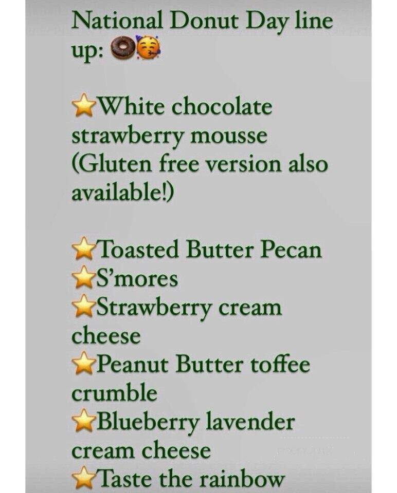 Donut Palace - Manchester, TN menu_pic