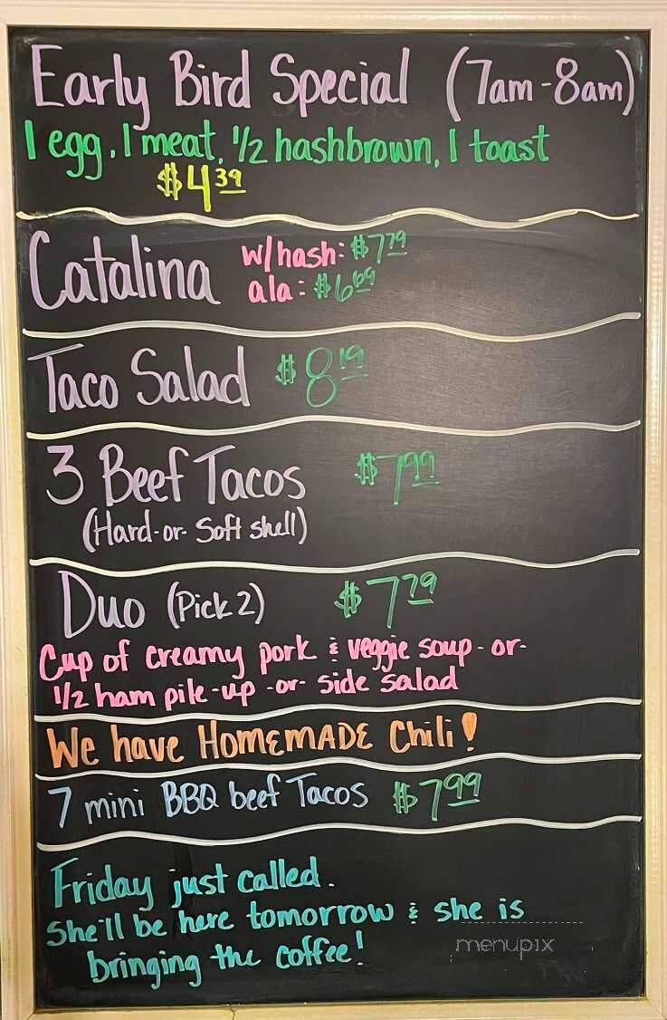 Junkyard Cafe - Jefferson, IA menu_pic