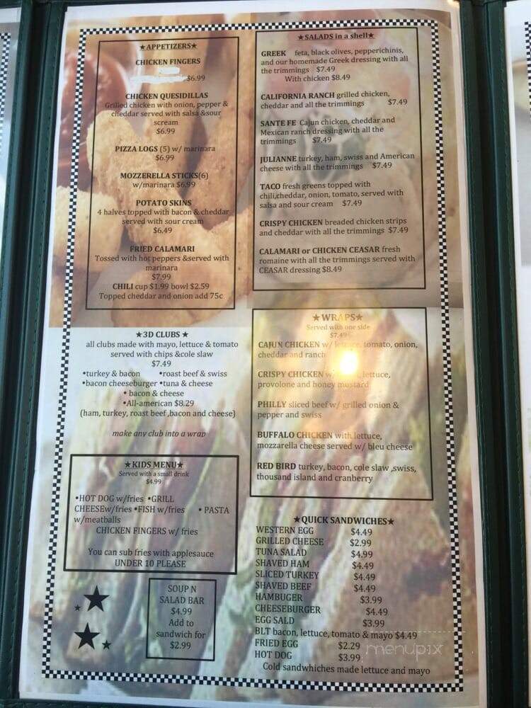 Star Diner - Waterloo, NY menu_pic