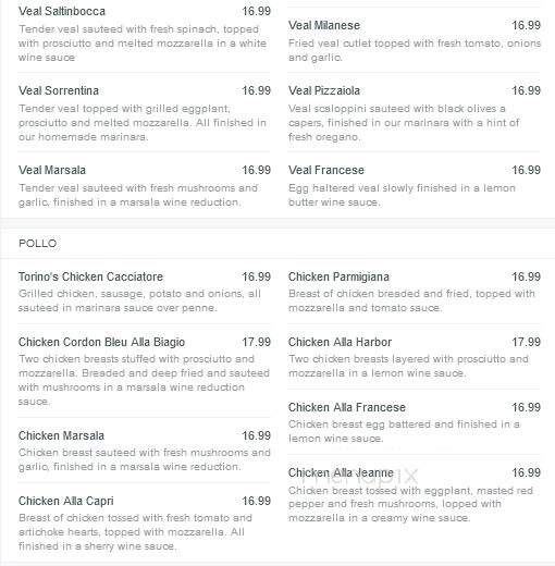 Biagio's Harbor Cafe - Lanoka Harbor, NJ menu_pic