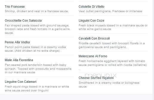 Biagio's Harbor Cafe - Lanoka Harbor, NJ menu_pic