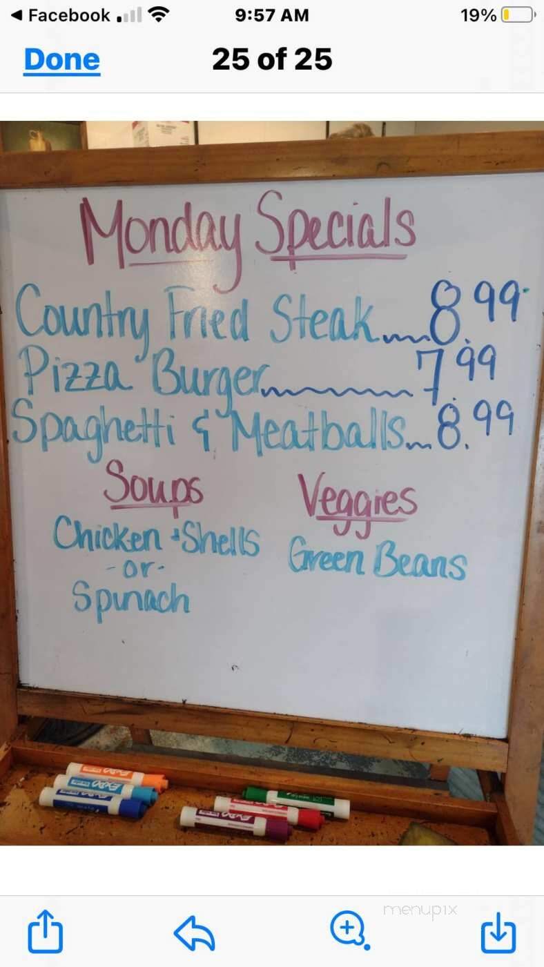 Savannah Family Restaurant - Savannah, MO menu_pic