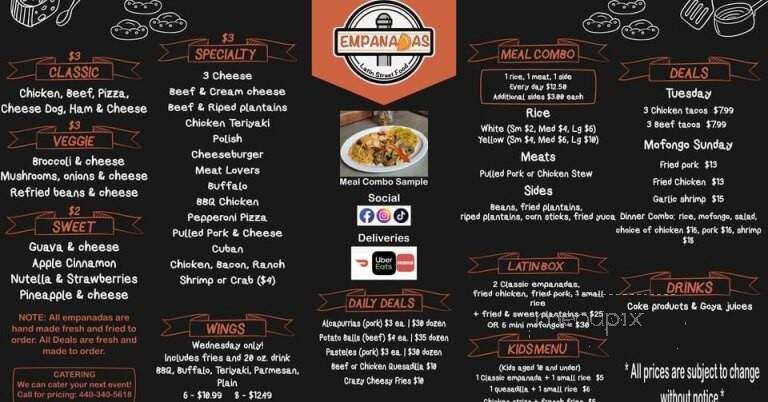 Unplugged Brewing - Elyria, OH menu_pic