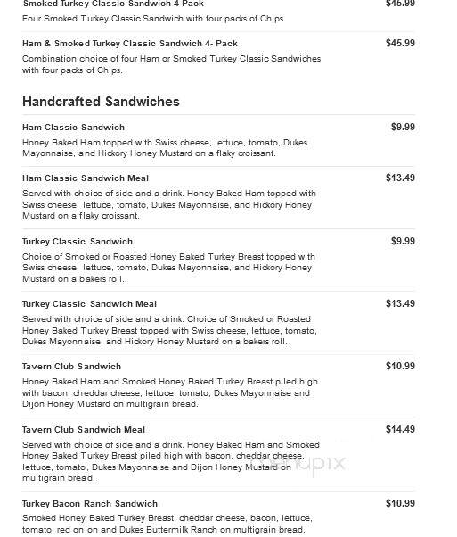 Heavenly Ham - Evansville, IN menu_pic
