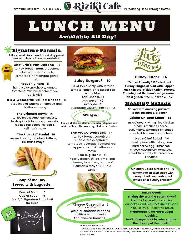 Riziki Cafe - Indiana, PA