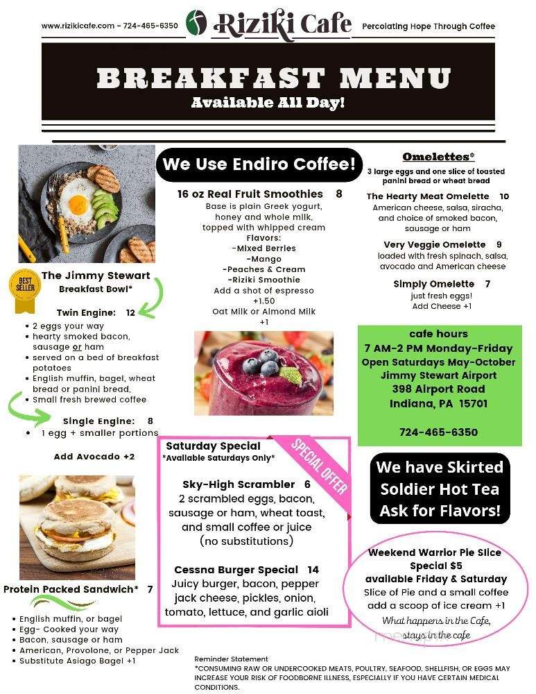 Riziki Cafe - Indiana, PA
