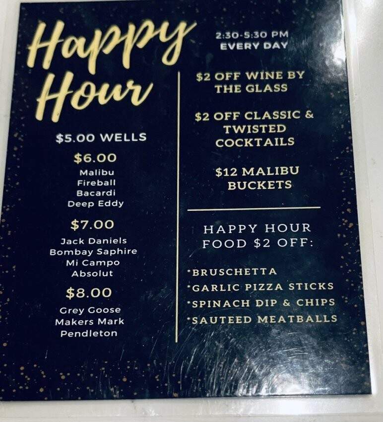 La Bella Vita Kitchen and Bar - Richland, WA menu_pic
