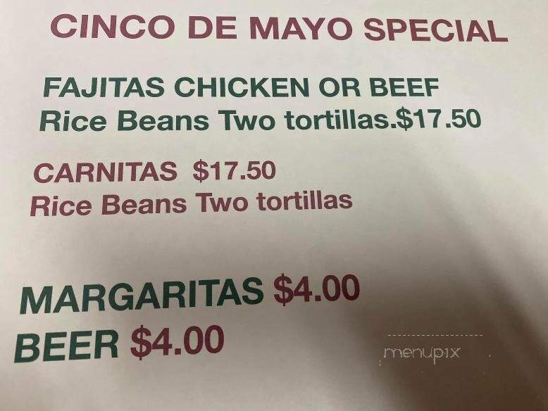 Gonzales - Willow Creek, CA menu_pic