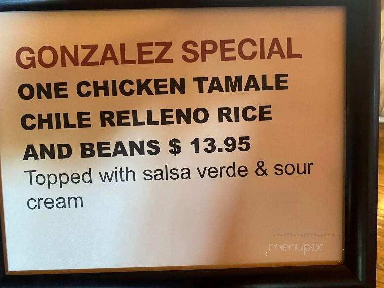 Gonzales - Willow Creek, CA menu_pic